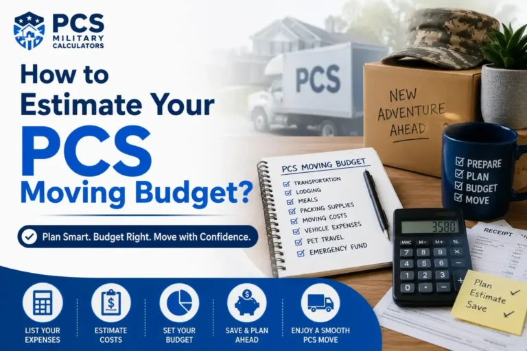 Estimate Your PCS Moving Budget