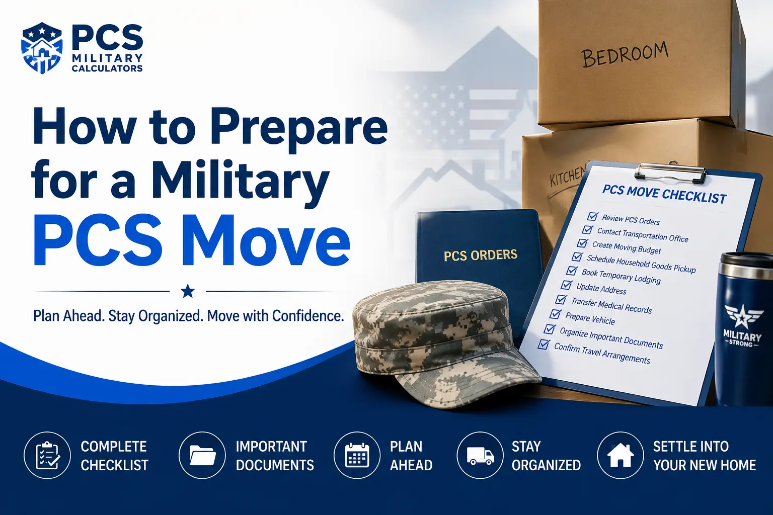 prepare for a military PCS move